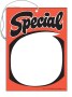 Fluorescent Unstrung Drilled Tags  SPECIAL